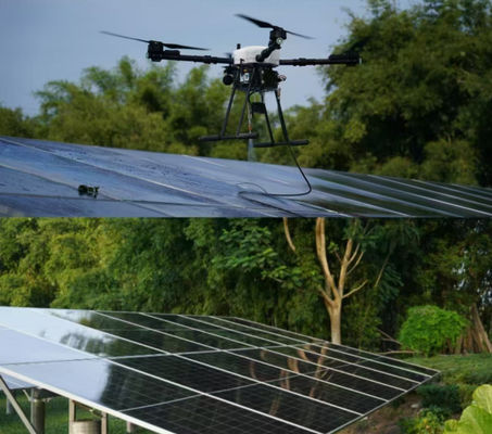 قیمت مناسب ZAi-MX15 پانل خورشیدی بدون سرنشین تمیز کردن ولتاژ بالا برای راه حل های تمیز کردن پنجره دیوار ساختمان بالا آنلاین